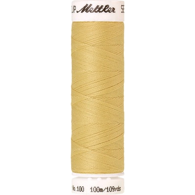 Nitě SERALON 100m na univerzální šití, polyester AMANN Mettler - více barev 6677: 0114 žlutá