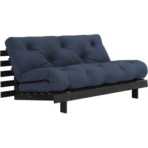 Karup Design Тъмносин разтегателен диван 160 cm Roots Black Night - Karup Design (123402737160)