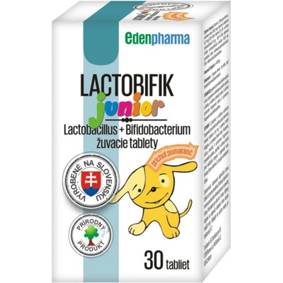 EdenPharma Lactobifík junior Pomeranč 30 tablet