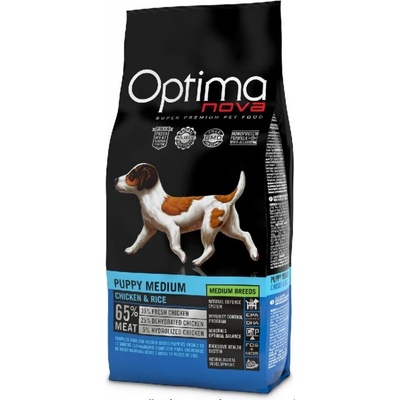 Optima nova Puppy Medium Chicken & Rice 12 kg