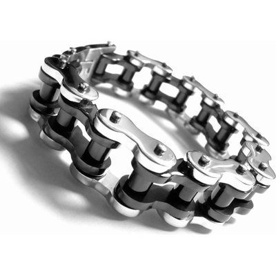 Steel Jewelry náramek etra masivní motorkářský z chirurgické oceli NR090199
