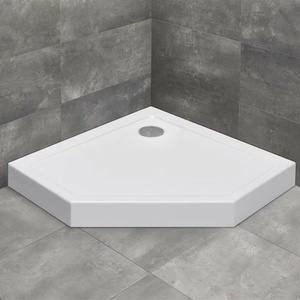 Radaway Петоъгълно душ корито Radaway Doros PT Compact 80x80 см бял акрил (SDRPT8080-05)