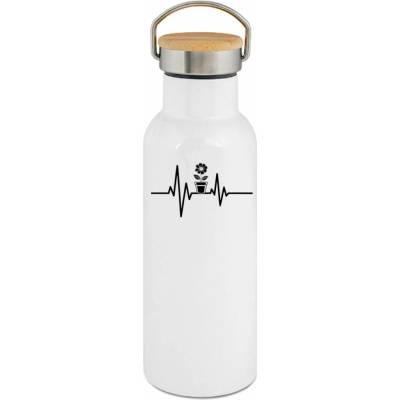 123TRIKO termoska EKG, pěstitel, černý tisk 500 ml