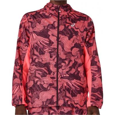 Asics Мъжко яке за бягане Asics Fujitrail Packable Jacket Running jacket - Blazing Coral / Dark Aubergine (028-0824-0312)