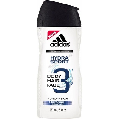 Adidas 3 Active Hydra Sport Men sprchový gél 250 ml