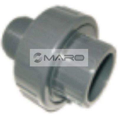 Plimat Šroubení 3-dílné PVC-U lepení x vnější závit 32 mm x 1" 53P5032