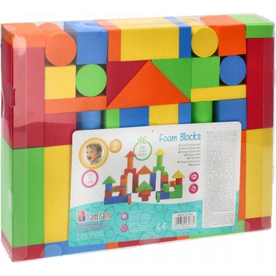 Bam Bam Pěnové kostky 46 ks