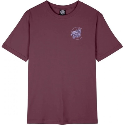 Santa Cruz Dámské triko Imprint Moon Dot T-Shirt dar cherry