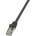 LogiLink Patch Cable Econline, Cat. 5e, F/UTP, черен, 0, 5 м
