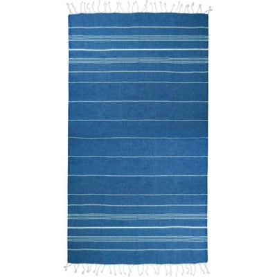 The One Towelling Ručník Hamam Sultan 100 x 180 cm COT48101981999 blue white Modrá bílá