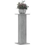vidaXL Стойки за растения 2 бр сив сонома 30x30x80 см инженерно дърво (3307869)