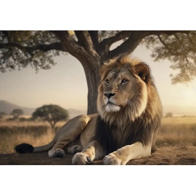 Dino - Puzzle Odpočívajúcí lev - 500 piese