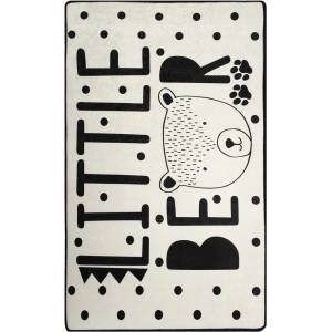 Conceptum Hypnose Черно-бял детски нехлъзгащ се килим , 100 x 160 cm Little Bear - Conceptum Hypnose (876CHL1117)