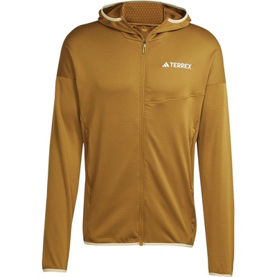 Adidas Men's 1/4 Zip Fleece - Bronze/Savannah