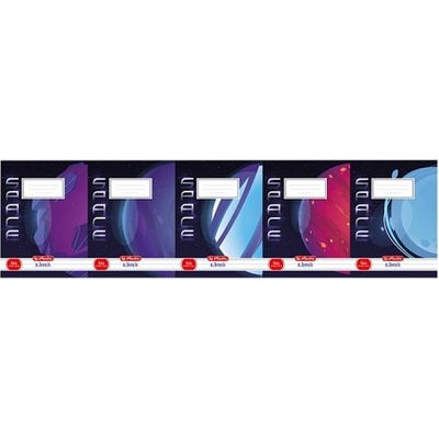Herlitz Zošit 544 A5 mix chlapci linajkový