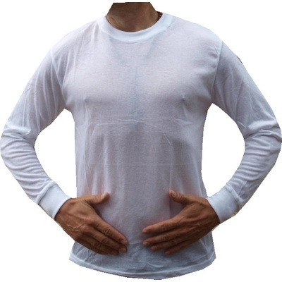 xcena trička s dlouhýn rukávem bílé