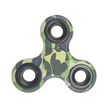 Fidget Spinner maskáčový zelený