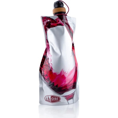 GSI Outdoors Soft Sided Wine Carafe 750 ml Цвят: червен