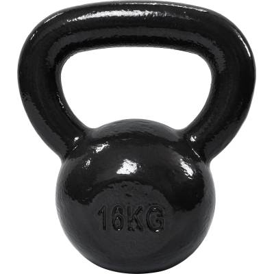 Amazon Basics Cast Iron Kettlebell 16kg Black - CK-16KG