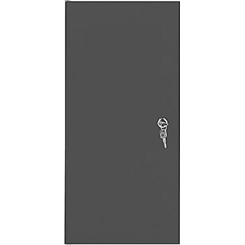 Lanberg rack cabinet 10" wall-mount 12U/280x310 for self-assembly with metal door black (flat pack) (WF10-2312-00B)