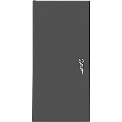 Lanberg rack cabinet 10" wall-mount 12U/280x310 for self-assembly with metal door black (flat pack) (WF10-2312-00B)