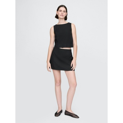 GAP Пола с къси панталони от лен GAP GAP | Cheren | ЖЕНИ | M