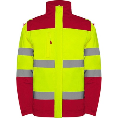Roly Epsylon Pánska Hi-Viz parka HV9304 Red