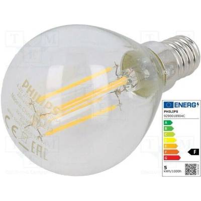 Philips 8718699763152 žárovka LED teple bílá E14 230VAC 470lm P 4,3W 2700K