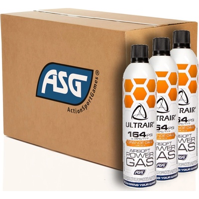 ASG Plyn ULTRAIR Orange Power Gas 164 PSI 570 ml 36 ks