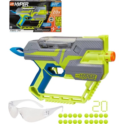 Nerf NERF Hasbro Hyper Siege 50 Pump Action Blaster and 40 Hyper Rounds