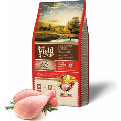 Sam's Field Low Grain Adult Mini Chicken & Potato 8 kg