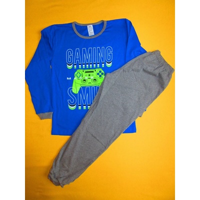 Arex ČR dětské pyžamo modré šedé