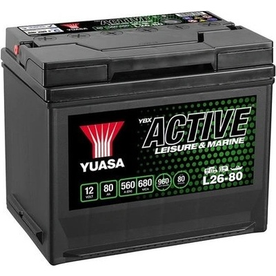 Акумулатор YUASA Active Leisure & Marine 12V 80Ah 560A L+ (L26-80)