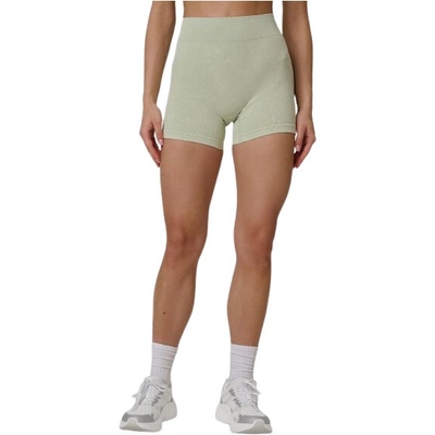4f dámske tréningové kraťasy short tights fnk f072-42a-light green allover zelená