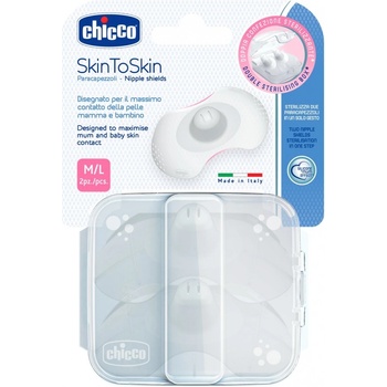 Chicco Chránič bradavky SkinToSkin silikón 2 ks