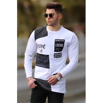 Madmext Мъжки суитчър 1115 - Бял 287062 (287062_Бяло)