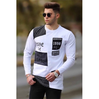 Madmext Мъжки суитчър 1115 - Бял 287062 (287062_Бяло)