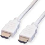Roline Кабел Roline 11.99. 5702, от HDMI(м) към HDMI(м), 2m, бял, 4K@30Hz (11.99.5702)
