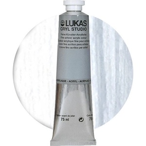 LUKAS Cryl Studio АКРИЛНА боя 75 ml Titanium White 1 бр (46080010)