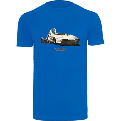 Mister Tee Тениска Weekend Wolf Tee cobalt blue SUB-MT1484-01495 - Черен, размер L