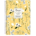 Drasca Скечбук Flowers 120г А5 60л Poppies жълт фон