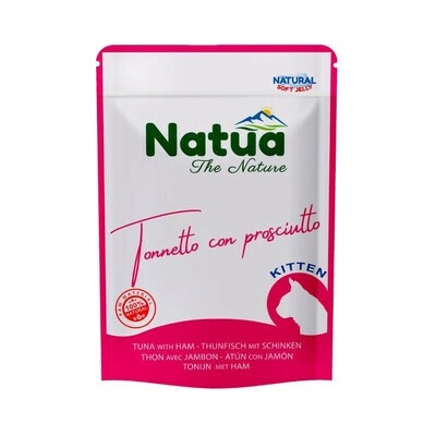 Natua Natural Kitten Tuňák se šunkou v želé 70 g