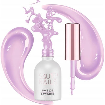 Saute Nails Hybridní lak na nehty S124 Lavender (Levandulový)