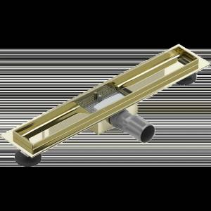 Mexen Flat корпус за линейно оттичане 50 см, злато - 1515050 (1515050)