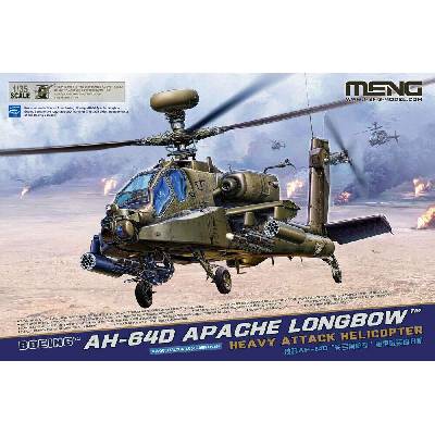 Meng Boeing AH-64D Apache Longbow Heavy Attack Helicopter 1:35