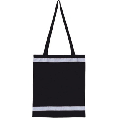 Korntex Reflexná nákupná taška KX105 Black, 38x42 cm