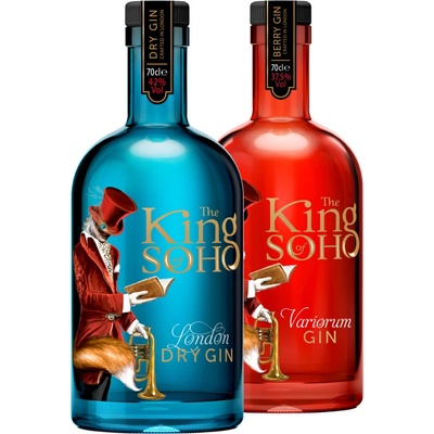 King of Soho London Dry Gin 42% 0,7 l (holá láhev)