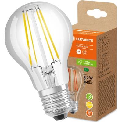 Ledvance LED žiarovka E27 A60 4W = 60W 840lm 3000K Teplá biela 300° Filament