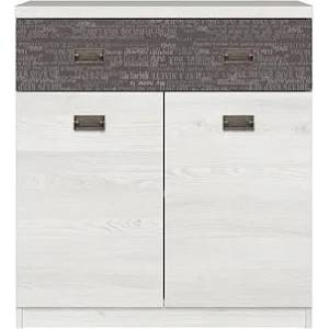Black Red White Скрин с две врати и едно чекмедже Namur KOM2D1S