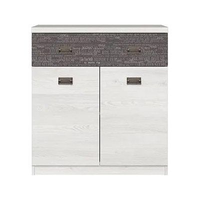 Black Red White Скрин с две врати и едно чекмедже Namur KOM2D1S